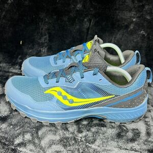 Saucony Excursion TR16 S20744-14 Mens 9 Running Shoes Ocean Blue Black Sneakers